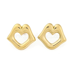 Ion Plating(IP) 304 Stainless Steel Stud Earrings&nbsp;EJEW-K268-11G