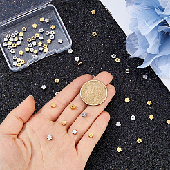 72Pcs 2 Colors Stainless Steel Ear Nuts&nbsp;STAS-HS0001-66