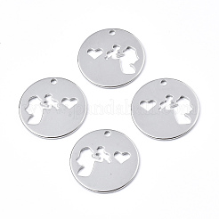 Non-Tarnish 201 Stainless Steel Pendants&nbsp;STAS-N098-073P
