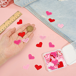 60Pcs 3 Colors Computerized Embroidery Cloth Iron on/Sew on Patches&nbsp;DIY-MA0007-06