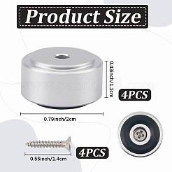 4Pcs Aluminum Furniture Pads&nbsp;FIND-CP0003-81P