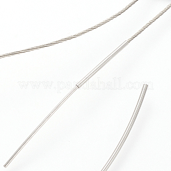 Stainless Steel Wire Necklace Cord DIY Jewelry Making&nbsp;X-TWIR-R003-23A