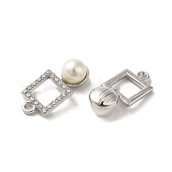 Alloy with Rhinestone Pendants&nbsp;FIND-B032-24P