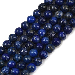 Natural Lapis Lazuli Beads Strands&nbsp;G-G423-5mm-AB