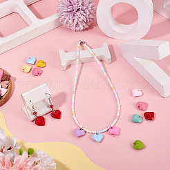 50Pcs Baking Paint Acrylic Pendants&nbsp;OACR-TA0004-83C