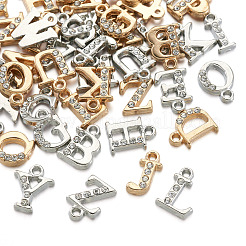 2 Sets 2 Colors Alloy Rhinestone Charms&nbsp;ALRI-FW0001-01