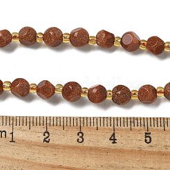 Synthetic Goldstone Beads Strands&nbsp;G-K387-A13-01