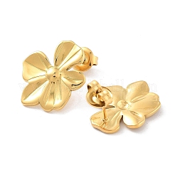 Ion Plating(IP) 304 Stainless Steel Stud Earrings&nbsp;EJEW-P258-10G