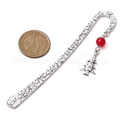 Christmas Theme Alloy Hook Bookmarks&nbsp;AJEW-JK00335