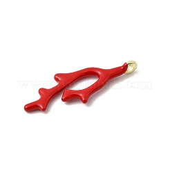 Alloy Enamel Pendants&nbsp;ENAM-L052-01G-02