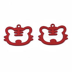 Spray Painted Alloy Pendants&nbsp;LS-ENAM-N055-059-A01