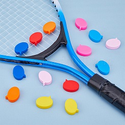 14Pcs 7 Colors Speech Bubble Silicone Tennis Racquet Dampener&nbsp;AJEW-FH0004-58