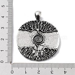 Tibetan Style Alloy Pendants&nbsp;TIBE-L012-018AS
