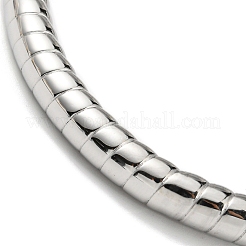Non-Tarnish 304 Stainless Steel Grooved Bangles&nbsp;BJEW-G686-04P