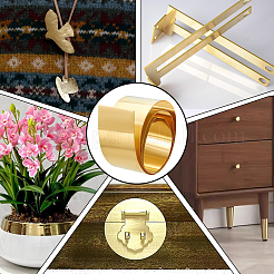 1M Flat Brass Rolls&nbsp;DIY-WH0308-770