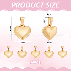 10Pcs 304 Stainless Steel Pendants&nbsp;STAS-UN0063-97