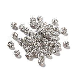 Pave Disco Ball Beads&nbsp;LS-RB-Q195-6mm-001