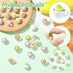 30Pcs 3 Colors Mini Coffee Cup Resin Display Decorations&nbsp;DJEW-CJ0001-10