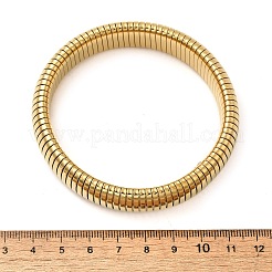 304 Stainless Steel Stretch Bracelets for Women Men&nbsp;BJEW-A031-02A-G