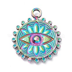 PVD Vacuum Plating 304 Stainless Steel Pendant Rhinestone Cabochons&nbsp;STAS-P288-13M