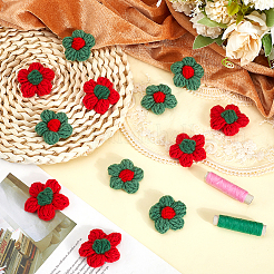 30Pcs 2 Colors Combed Cotton Ornament Accessories&nbsp;AJEW-CP0009-40