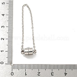 Brass Magnetic Clasps with Chains&nbsp;KK-A214-05P