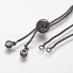 Rack Plating Brass Chain Bracelet Making&nbsp;LS-KK-A142-017B
