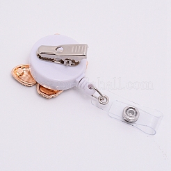 Butterfly Rhinestone Badge Reel&nbsp;AJEW-WH0162-23D