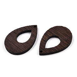 Natural Wenge Wood Pendants&nbsp;WOOD-T023-58A-01