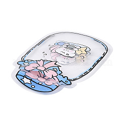 Cartoon Dog Bottle Shaped Transparent Plastic Packaging Resealable Bags&nbsp;OPP-N003-01C