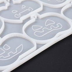 DIY Pumpkin Jack-O'-Lantern Pendants Silicone Molds&nbsp;DIY-D060-04