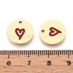 304 Stainless Steel Enamel Charms&nbsp;STAS-T064-69G-01