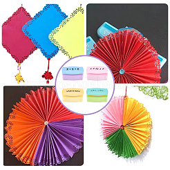 4Pcs 4 Colors Plastic Paper Craft Hole Punches&nbsp;TOOL-FG0001-09
