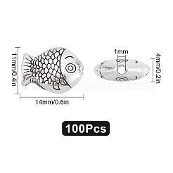 Tibetan Style Alloy Beads&nbsp;TIBEB-SC0001-18
