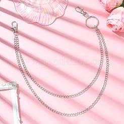 5Pcs 5 Styles Punk Style Moon Zinc Alloy Chain Belts Sets&nbsp;AJEW-CJ0001-63
