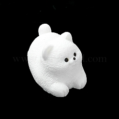 Resin Dog Figurines Ornament&nbsp;DJEW-E014-02C