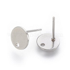 Non-Tarnish 304 Stainless Steel Stud Earring Findings&nbsp;STAS-P221-14P