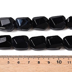 Natural Black Agate(Dyed & Heated) Beads Strands&nbsp;G-N342-148C