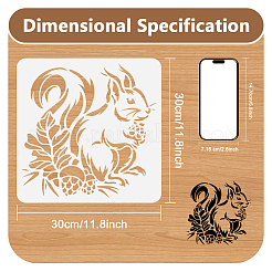 PET Hollow Out Drawing Painting Stencils&nbsp;DIY-WH0675-065