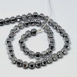 Electroplate Non-magnetic Synthetic Hematite Beads Strands&nbsp;G-I095-03