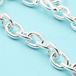 Ion Plating(IP) 304 Stainless Steel Cable Chain Bracelets&nbsp;BJEW-D030-16S