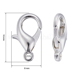 Zinc Alloy Lobster Claw Clasps&nbsp;E106-S