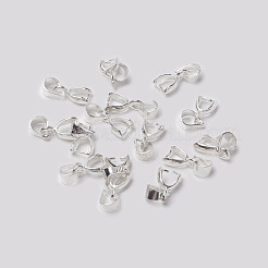 Grade AA Brass Ice Pick Pinch Bails for Pendant Making&nbsp;X-KK-M008-a-08S-NR