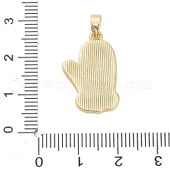 Brass Enamel Pendants&nbsp;KK-B158-01G