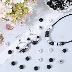 300Pcs 3 Styles Acrylic European Beads&nbsp;DIY-SP0001-16