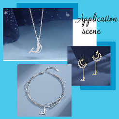 20Pcs 2 Colors 304 Stainless Steel Pendants&nbsp;STAS-UN0035-36