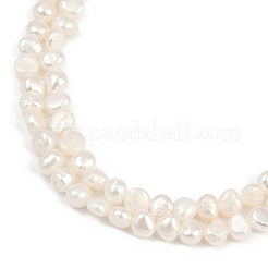 Natural Cultured Freshwater Pearl Beads Strands&nbsp;PEAR-P064-19G-05A-02