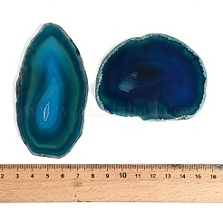 Dyed & Heated Natural Agate Slice Cabochons&nbsp;GG-CBAAF67-01F