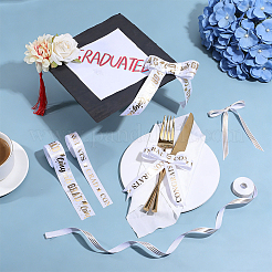3Rolls 3 Styles Graduation Season Polyester Ribbon&nbsp;OCOR-PH0036-82A