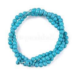 Synthetic Turquoise Beads Strands&nbsp;TURQ-G106-4mm-02F